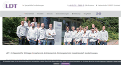Desktop Screenshot of ldt-rv.de